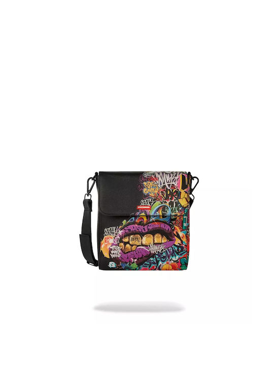 Sprayground Herrentasche Schulter / Crossbody Schwarz