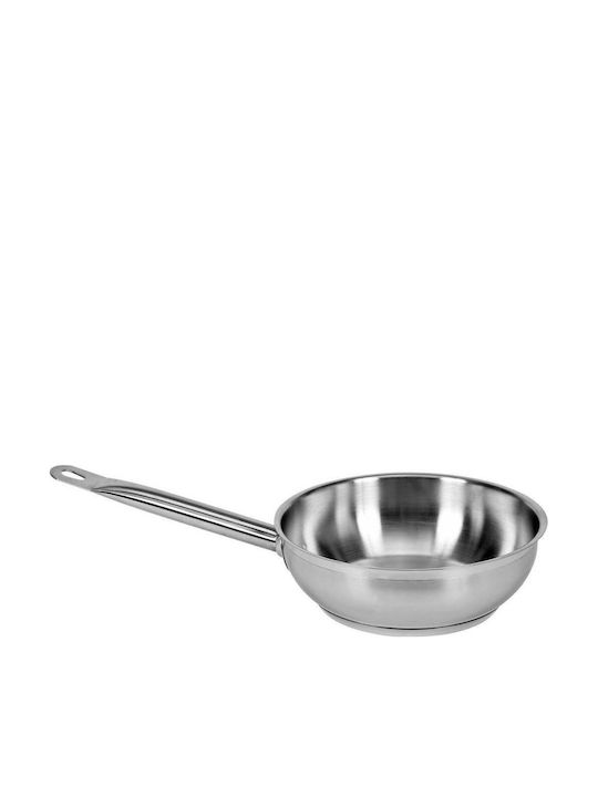 Yato Gastro Pan Made of Stainless Steel with Lid with Ceramic Interior Coating