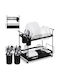 Massido Metal Black Sink Drainer 44x31x39cm