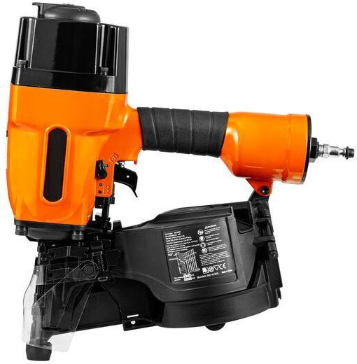 Pneumatic Staple Gun Range 44-90 Mm Capacity 225 Nails 6-8 Bar Depth Adjustment