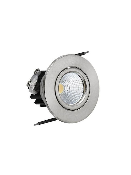 Einbau-Spotlight Horoz Hl 6731l Chrom Metall Glas 3W 220lm Kaltlicht IP20