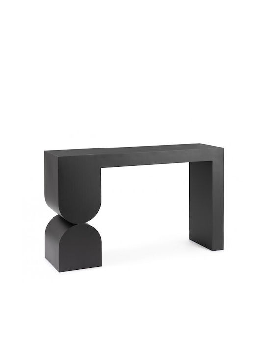 Archie Wooden Console Table Black L120xW32xH75cm