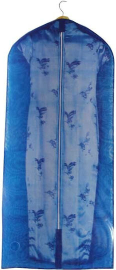 Plastic Hanging Storage Case for Suit / Coat / Clothes / Dresses in Blue Color 60x135cm 1pcs