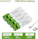 Type Rechargeable Battery C 3800mAh 1.5V 4pcs