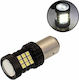 Bipolar Led Canbus Bulb 1157 Bay15d 30 Smd 12-24v 2500lm 6000k Cool White 1 Piece Oem