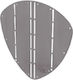 Large Inox Bow Protector L35xh34cm