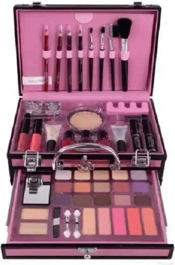 Set Machiaj Cosmetice Pensule Manichiură Oglindă Miss Young Mc1104