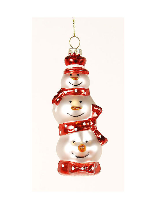 Hängender Schneemann Ornament Glas