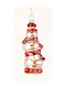 Hanging Snowman Ornament Glass