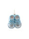 Hanging Figure Ornament Glass Blue