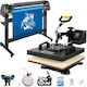Vevor Manual Multifunctional Heat Transfer Press 38x38cm