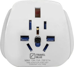 Travel Blue Plug Adapter