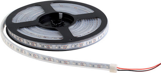 Elmark Αδιάβροχη Ταινία LED 24V Ψυχρό Λευκό Φως 5m Τύπου SMD2835
