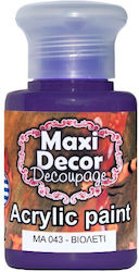 Maxi Ακρυλικό Χρώμα Βιολετί 043