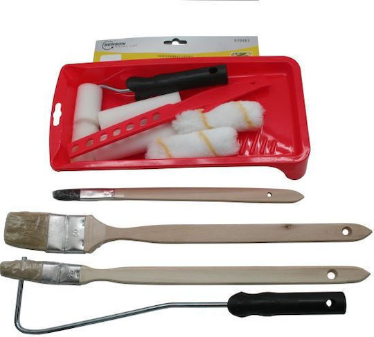 Set 13 Painting Accessories Benson Rollers Tapes Tray