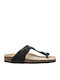 Flache Sandalen für Damen in Schwarz Farbe