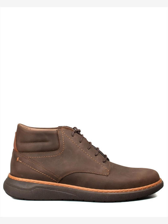 Damiani Leather Brown Men's Boots