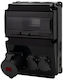 Черен панел Lago 10m Scenic 32a/5p прави контакти 2x230v F3.2664