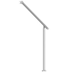 Balustradă din oțel inoxidabil 2-3 trepte Vivatechnix Înălțime 923 mm Lungime 835 mm Poziții reglabilă