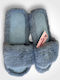 Damen Hausschuhe Sliders Grau