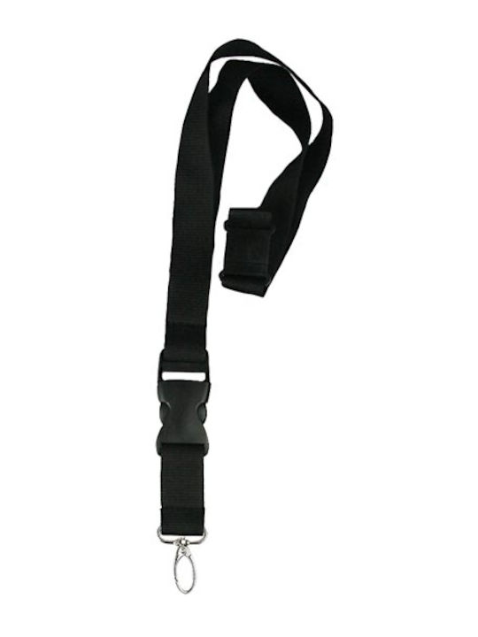 A-Lock Cordonul de gât Tesatura Negru