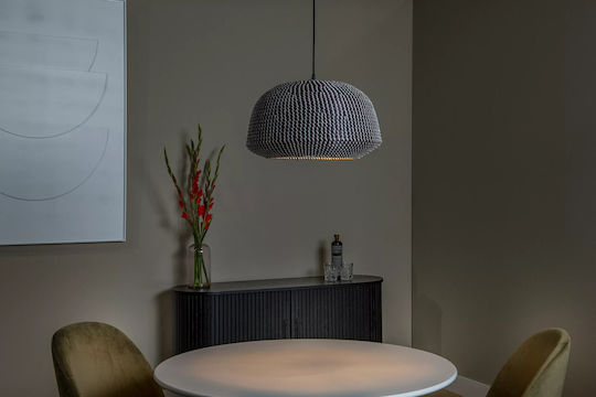 Lucide Lightning Pendant Light Black with Socket E27