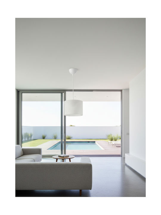 GloboStar Clairie Pendant Light White with Sock...