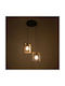 GloboStar Edison Pendant Light Beige with Socket E27 43x43x83cm