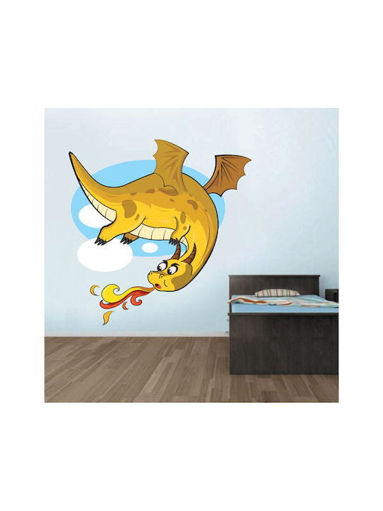 Kinder Wandsticker Cartoon Drache 02 Wie Abgebi...