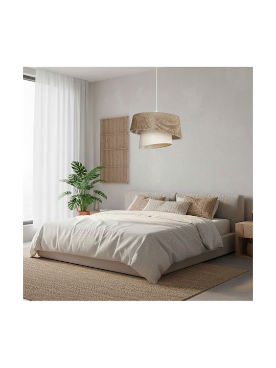 GloboStar Alina Pendant Light Brown with Socket...