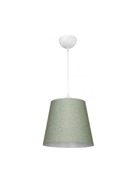 GloboStar Coney Κρεμαστό Φωτιστικό Πράσινο με Ντουί E27 26x26x93εκ.