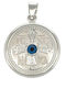 Drandakis Charm Talisman Constantin Ochi Protector Din Argint Albastru