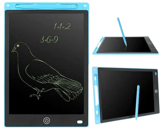 Tabletă Grafică Xl pentru Desen și Scriere Idealstore Dimensiuni 17.2 X 0.6 X 25 Cm Ecran de 10 inci Încurajează Jocul Creativ prin Diversificare Negru-albastru