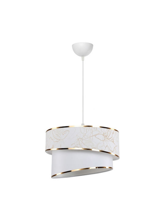 GloboStar Sonia Pendant Light with Gold Detail with Socket E27 30x30x90cm