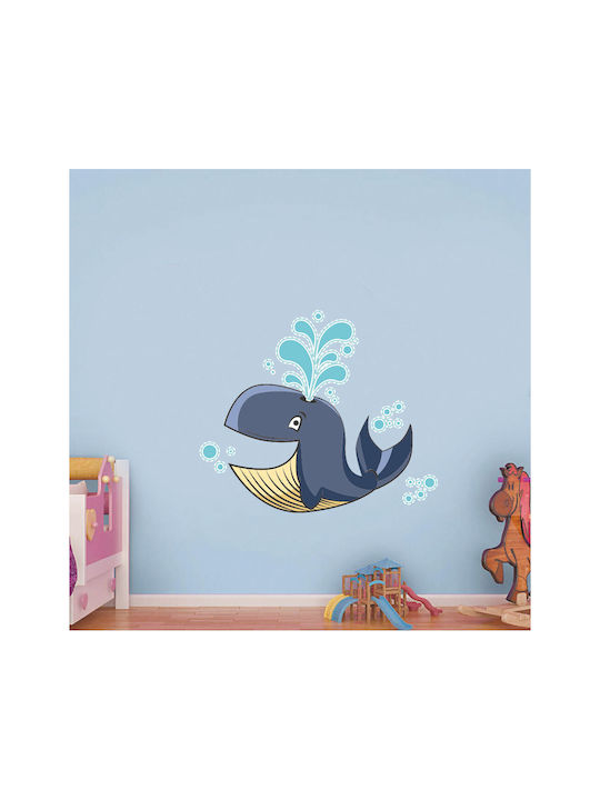 Kinder Wandsticker Glücklicher Wal Wie Auf Dem ...