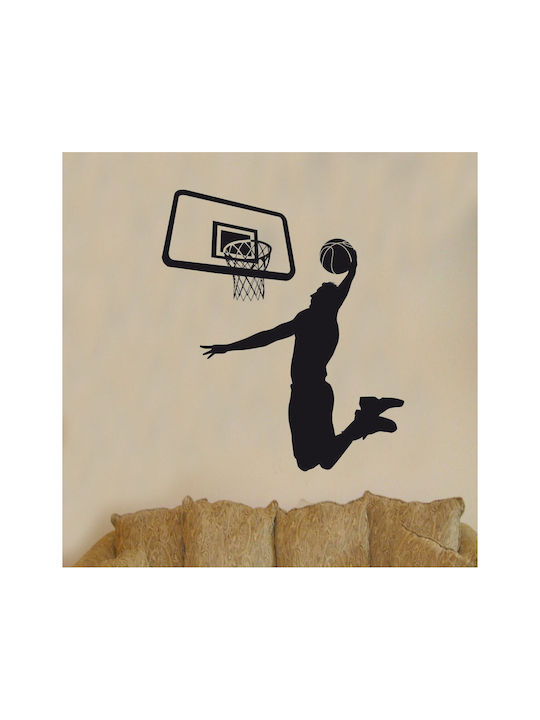 Basketball Wall Sticker 03 Lime