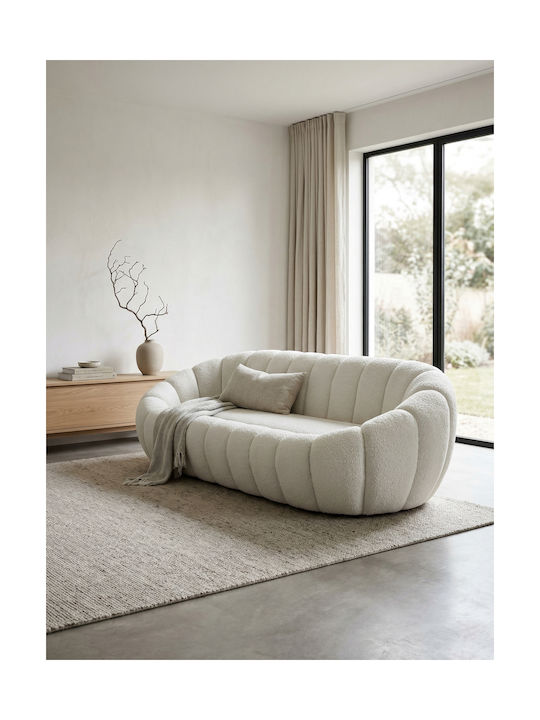 Woodwell Beverly Dreisitzer Sofa Weiß 199x96x62cm E7162,1