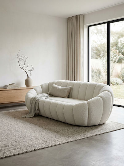 Beverly Canapea Cu Trei Locuri Alb 199x96x62cm E7162,1