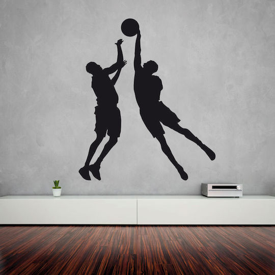 Basketball Wandsticker 11 Gelb