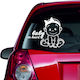 Car Sticker Baby On Board 22 Lime