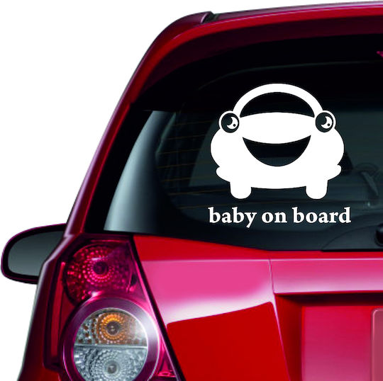 Autocolant Auto Bebe la Bord 38 Aur