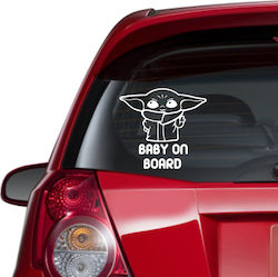 Αυτοκόλλητο Αυτοκινήτου Baby On Board Jedi Μπλε...