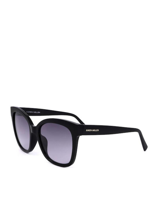Karen Millen Γυαλιά Ηλίου Μαύρα με Κοκκάλινο Σκελετό Karen Millen Γυαλιά Ηλίου Μαύρα με Κοκκάλινο Σκελετό