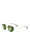 Polar Matisse Unisex Γυαλιά Ηλίου με Χρυσό Μεταλλικό Σκελετό και Πράσινο Polarized Φακό Matisse 02
