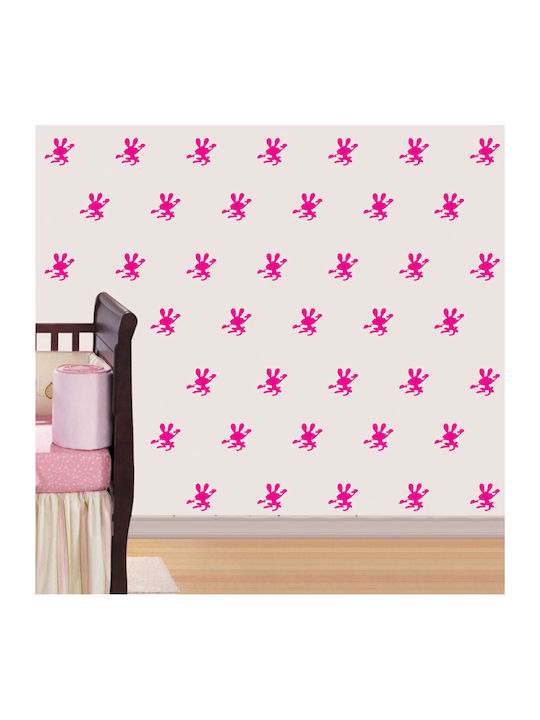 Decorative Wall Sticker Bunnies 1 Piece Orafol