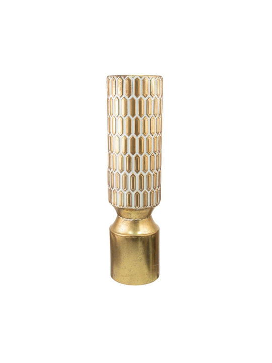 Zen Collection Decorative Vase Gold 13x13x51cm