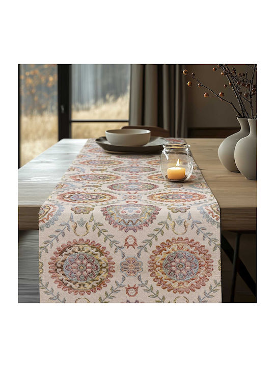 Runner Fabric Indian Circles Beauty Home