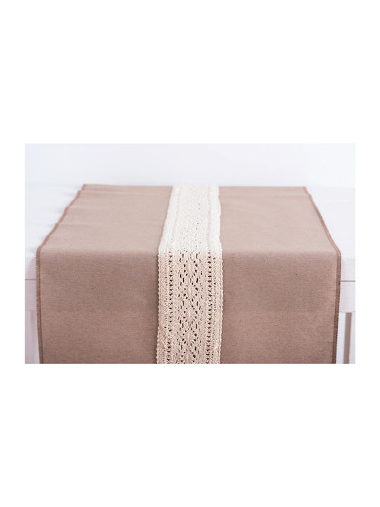 Ραννερ Υφασμα Δαντελα 45cm Τζην Beauty Home