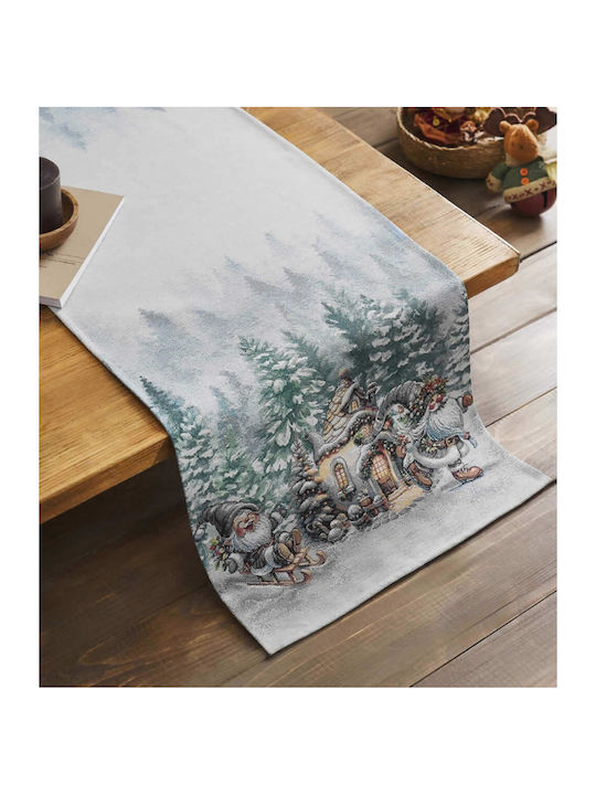 Gofis Home Christmas Tablecloth Runner Fabric L140xW45cm.