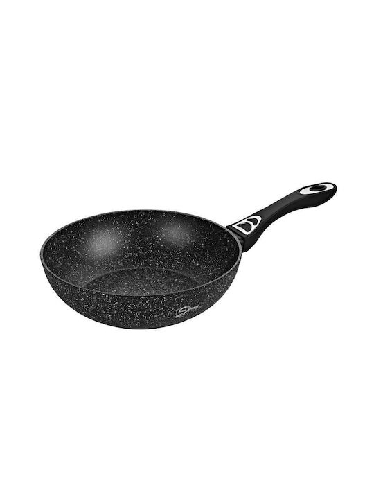 Samus Wok din Aluminiu Turnat cu Strat Antiaderent 28cm